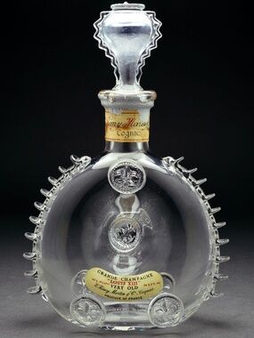 Vtg Empty Bottle - Remy Martin Louis XIII Baccarat Crystal Decanter & Stopper